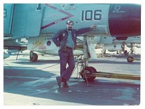 john aboard uss saratoga in 1974.gif